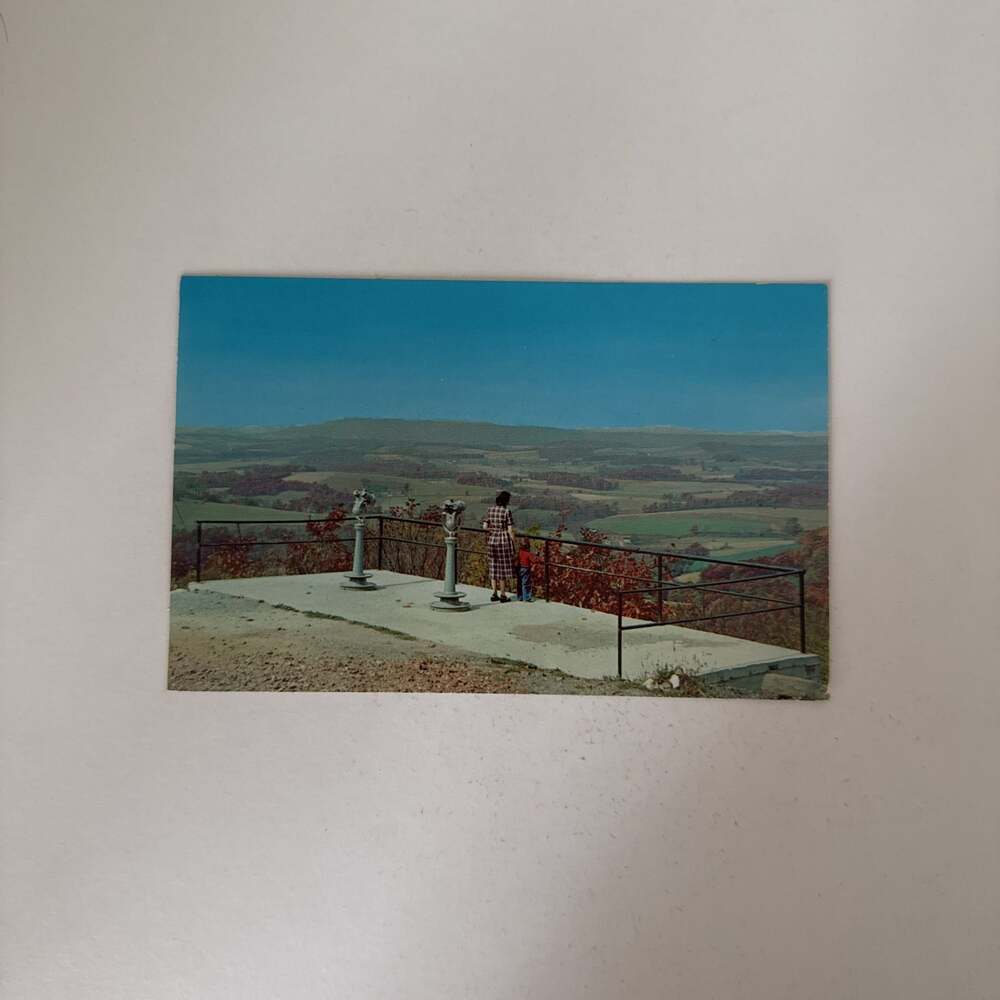 Vintage Postcard: View of State College Pennsylvania from Route 26 Stone Valley